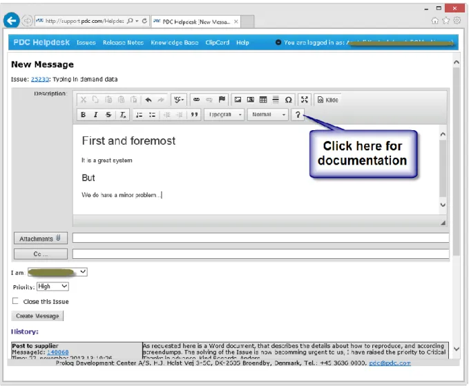 Figure 13 Rich Text Editor.