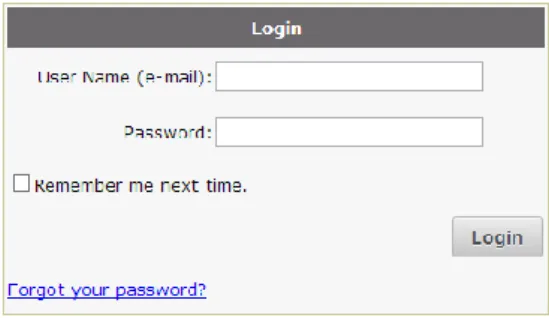 Figure 2 Entering username and password. 