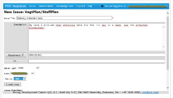 Figure 4 Creating new Issue