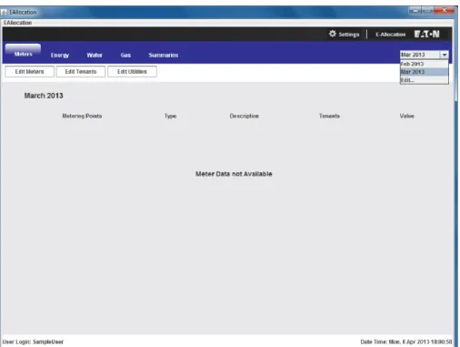 Figure 11. Select a Date Range from the Main Screen.