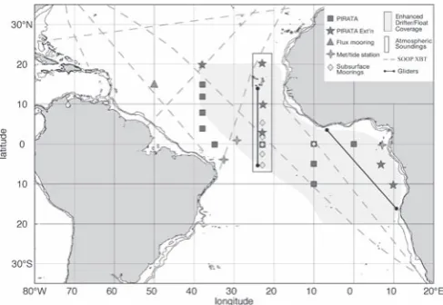 Figure 1. Correlation between observed sea surface temperature in June, July, August and sea surface temperature that is predicted at May 1st using ECMWFs seasonal forecasting system over the years 1987-2001