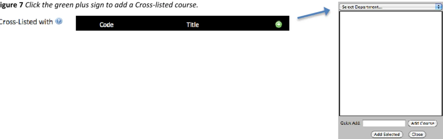 Figure 5 Enter the Concurrent course using correct department abbreviations. 