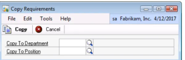 FIGURE 2.17 COPY REQUIREMENTS WINDOW 