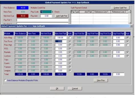 Figure 1:  The Global Payment Update, Module Details Screen 