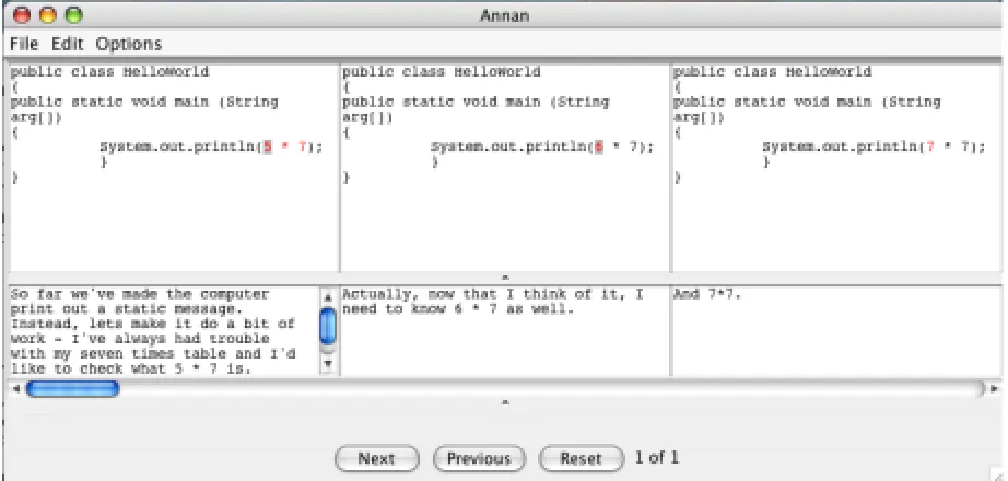 Figure 6: AnnAnn Authoring GUI