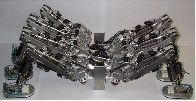 Figure 2: Robug IV. A fully extended robot leg has an approximate length of 1 m.