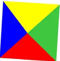Figure 3: A Solid and Transparent View of a Cube 