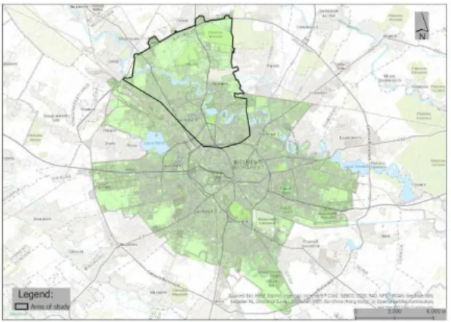 Fig. 1. Location of the study area.