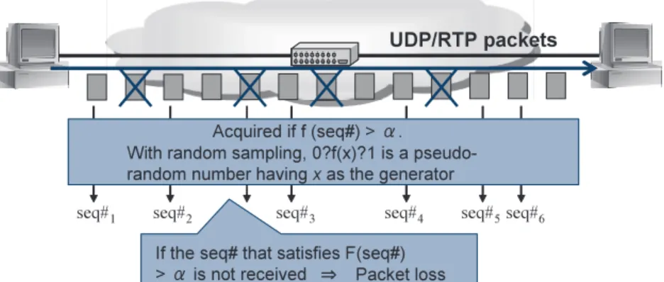 Fig. 3  UDP/RTP packet loss rate estimation.
