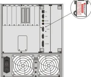 Figure 2: MCU+ 50 rear panel and Dongle location