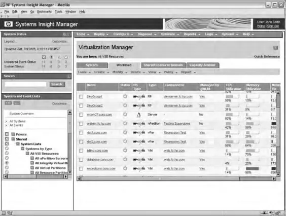 Figure 17-12 shows the screen that allows Virtualization Manager workloads to be defined.