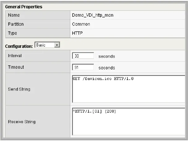 Figure 9: Example HTTP Monitor 