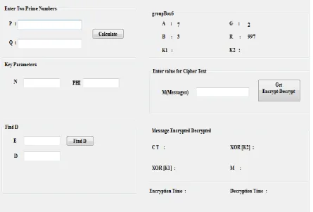 Figure 4: GUI View of proposed model 