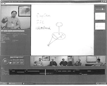 Figure 2.8, Distributed Meetings archived meeting client (from [Cut02]) 