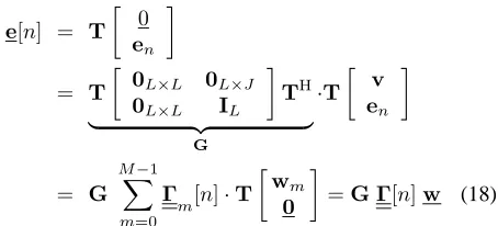 Fig. 3. Filter bank characteristic of a 16-point DFT.