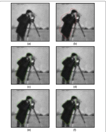 Fig. 5(c), (d) and (e). The result of the proposed method is shown in Fig. 5(f). Here it