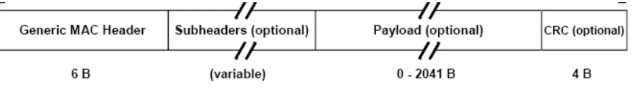 Figure 1.8- MAC PDU Structure 