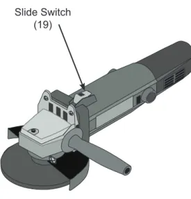 Figure 4 - Turning ON the GrinderSlide Switch 
