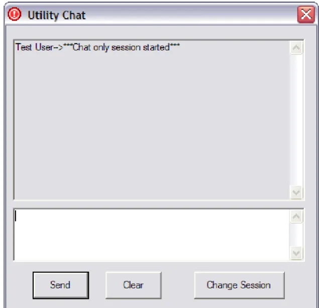 Figure 12. Utility Chat window