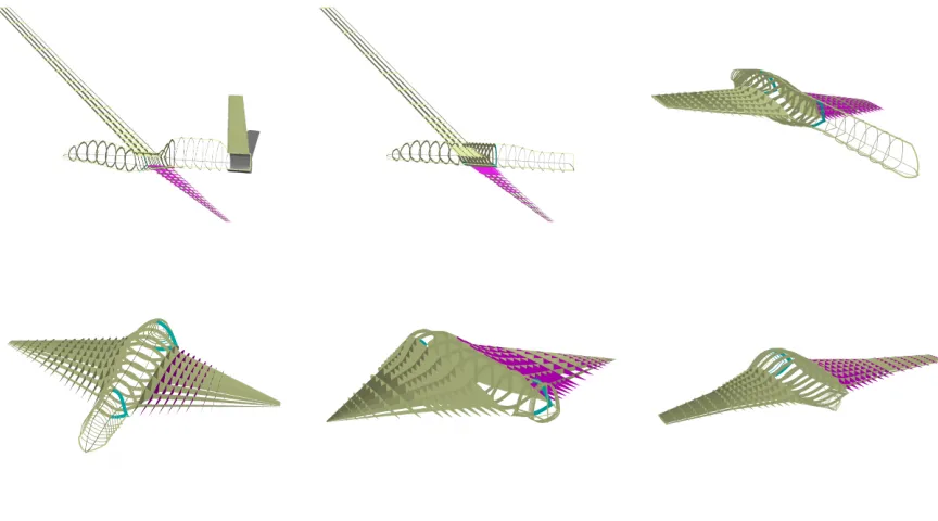 Fig. 4In this hypothetical example parts of some fuselage frames had to be removed to createspace for a radar