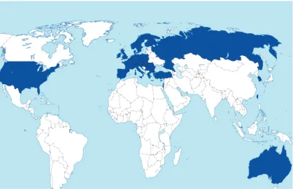 Fig 1: Extent of EGEE infrastructure for EGEE-II