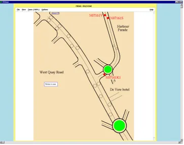 Figure 9. Map based display of RAID alarms 