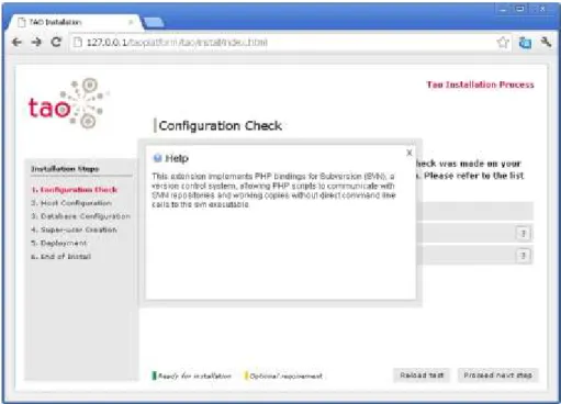 Figure b.  System configuration check, helper 