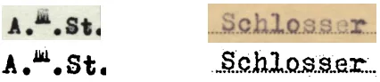 Fig. 5. Detail of text showing faint and strongly pressed characters properly recovered