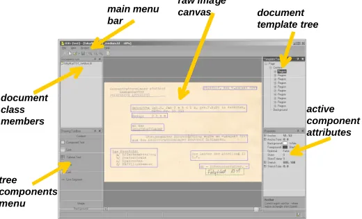 Fig. 2.  A screenshot of the interactive template editor. 