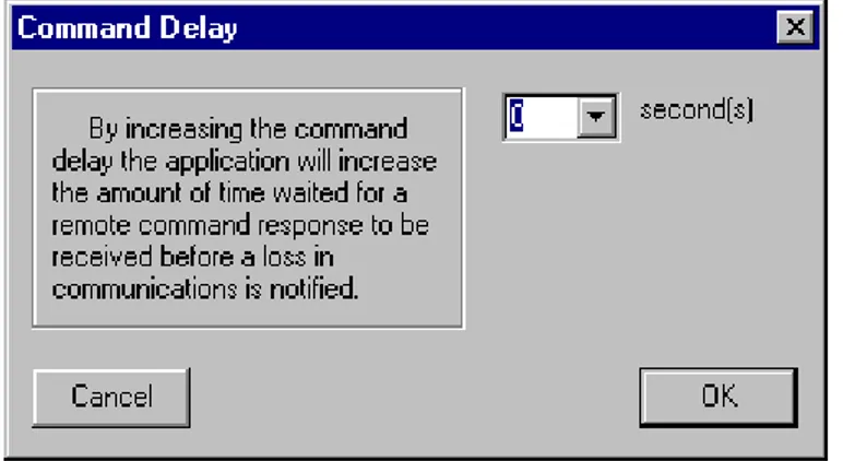 Figure 2-3.  Command Delay Dialog Box 