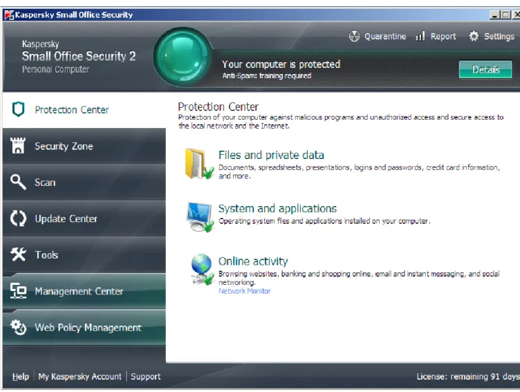 Figure 3. Main application window 