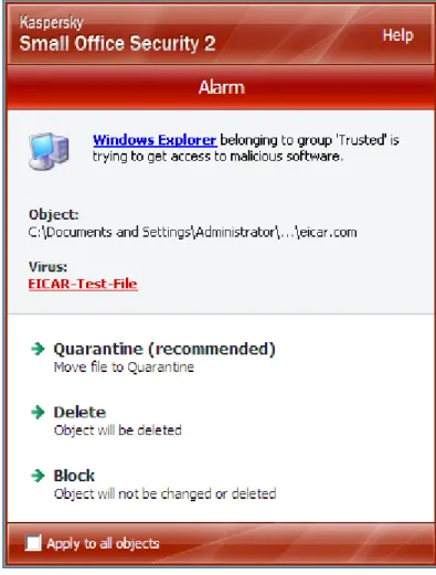 Figure 5. The Notifications window 