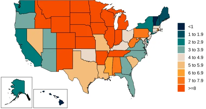 Figure 6. Daily COVID-19 death rate per 1 million on November 30, 2020