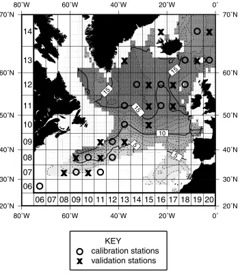 Fig. 4. Estimated annual maximum nitrate concentration in the mixed layer (mmol