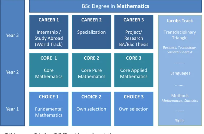 Figure 2: Mathematics Module Structure