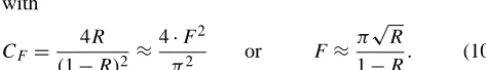 Fig. 1b and c), the parameters are chosen such that the trans-mission maxima of the FPI coincide with the maxima of theabsorption structure of SO