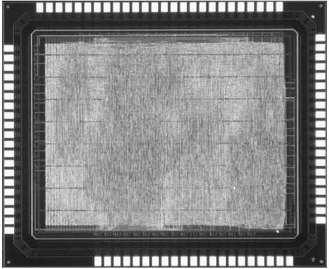 Fig. 9.Die photograph of the fabricated 64-point FFT/IFFT processor.