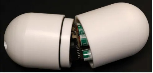 Figure. 2. Probe housing shown open. 