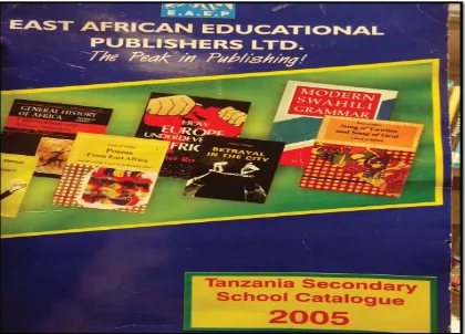 Figure 9. Influencing school textbook selection through publishers’ catalogue. Source: East African Educational Publishers Ltd (2005, p