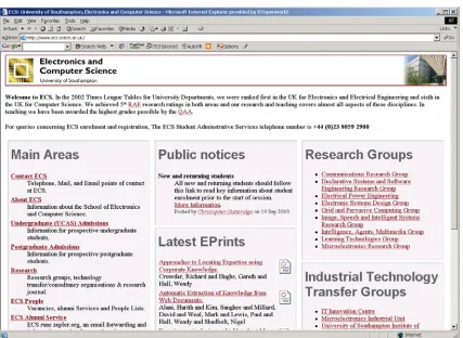 Figure 1: http://www.ecs.soton.ac.uk 
