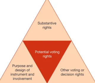 Illustration 14: Potential voting rights
