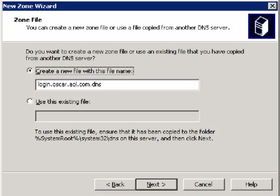 Figure 5: Zone File Screen 