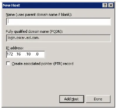 Figure 8: New Host Dialog Box 