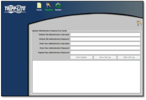 Figure 5.4.3 – Password Menu 