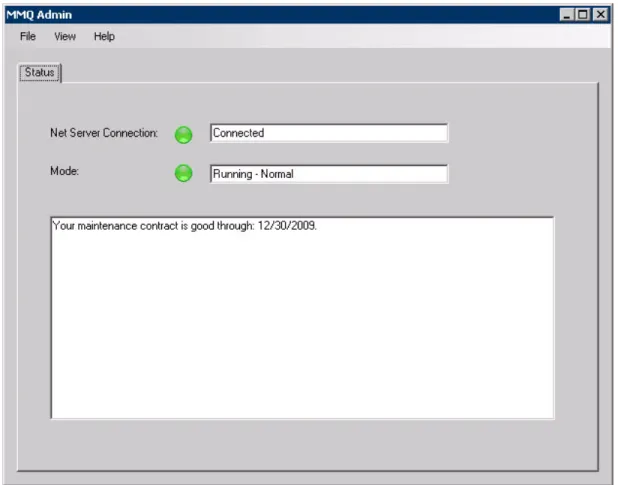 Figure 13 Net Server connection screen