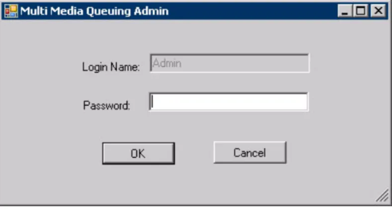 Figure 14 MMQ Admin Login
