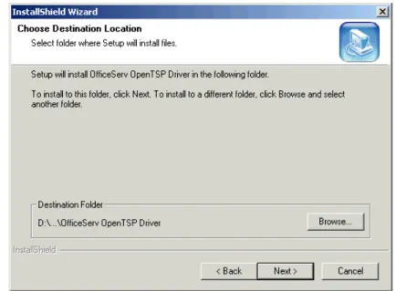 Figure 2.13    Selecting Installation Folder 