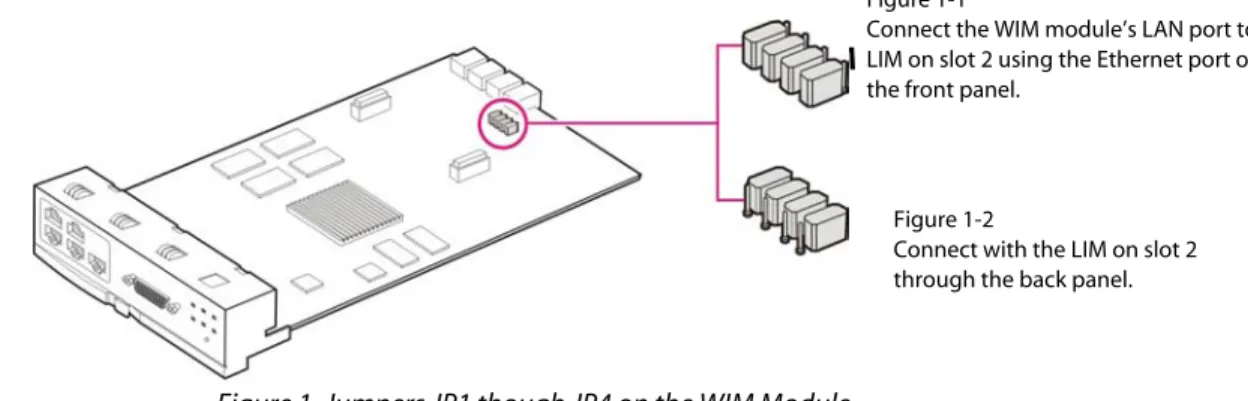 Figure 1 Jumper Setting of WIM     