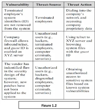 Figure 1.2 shows different outputs from the  vulnerability identification step. Zhang also made to 