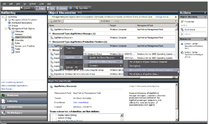 Figure 16 - Discovery Override Select 